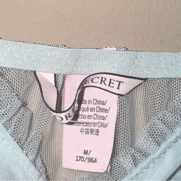 Victoria's Secret Snowflake Embellished Mesh Babydoll - Picture 4 of 5